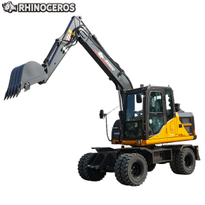 miniexcavadora de ruedas