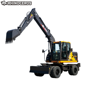  excavadora con ruedas