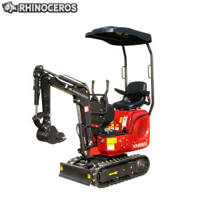 Excavadora micro mini XN660 trabajando en área de acceso estrecho